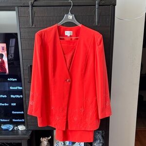 Vibrant Red Women's Blazer by Kasper